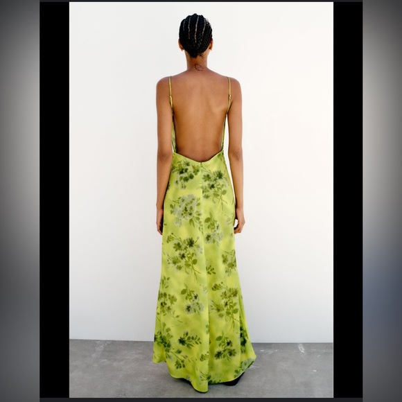 ZARA PRINTED MACI DRESS - Picture 9 of 9